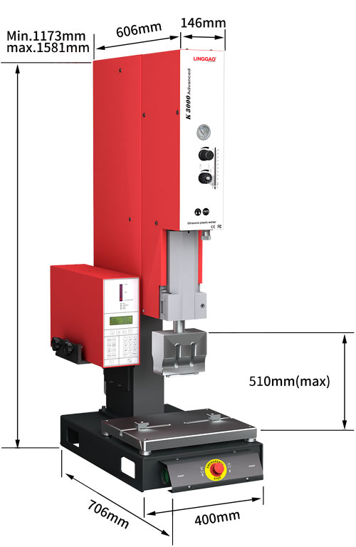 靈高超聲波塑料焊接機(jī) 20kHz 2000/3000W K3000 Advanced 靈高超聲波塑料焊接機(jī) 20kHz 2000/3000W K3000 Advanced