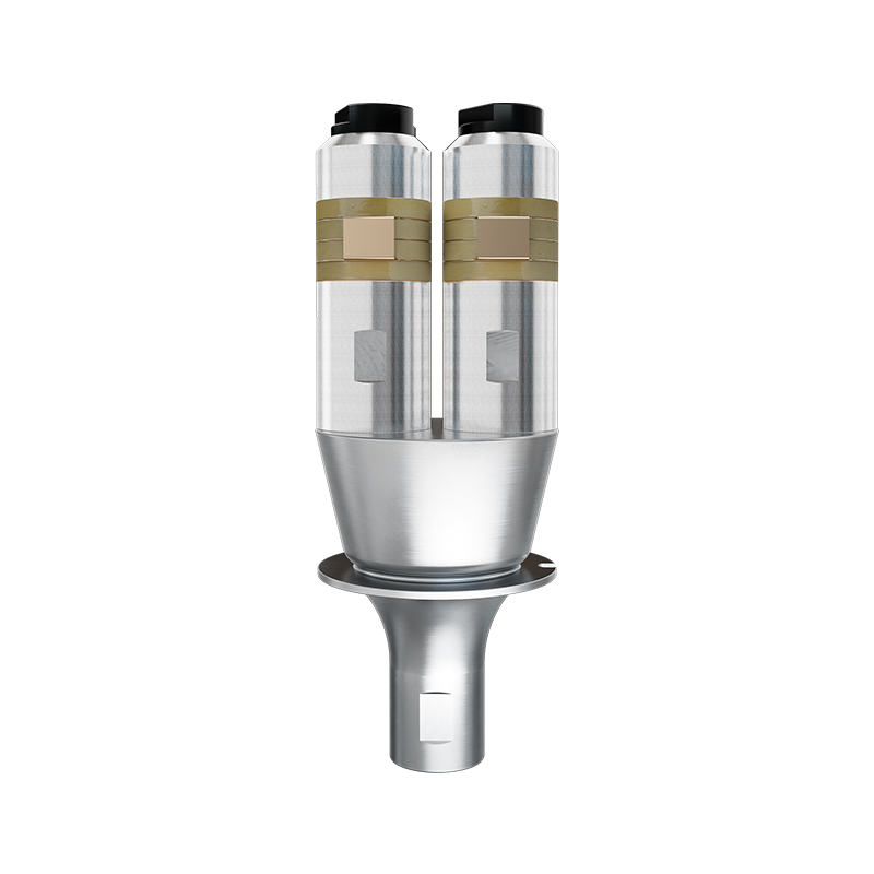 15kHz-4200W 焊全換能器 雙柱直筒(銀黃)