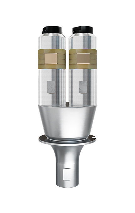 15kHz-4200W 焊全換能器 雙柱直筒(銀黃)